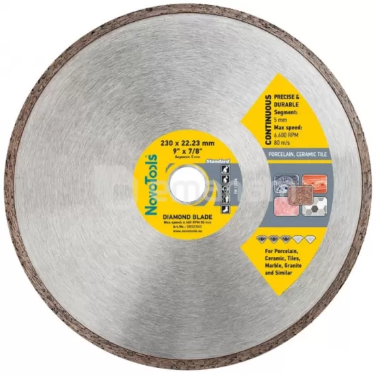 DISC DIAMANTAT Standard 230x7x22.23 Segmentat NovoTools DISC DIAMANTAT Standard 230x7x22.23 Segmentat NovoTools