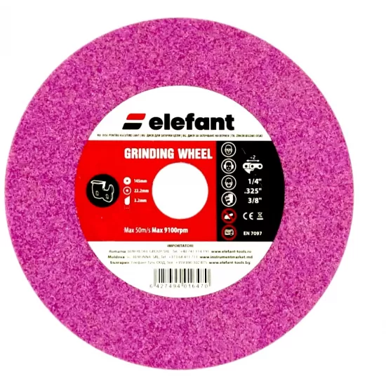 DISC PENTRU ASCUTIRE LANT 145x3.2x22.2, Elefant DISC PENTRU ASCUTIRE LANT 145x3.2x22.2, Elefant