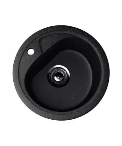 ES-10-308 chiuveta compozit, negru ECOSTONE