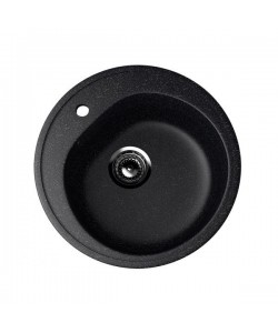ES-11-308 chiuveta compozit, negru ECOSTONE