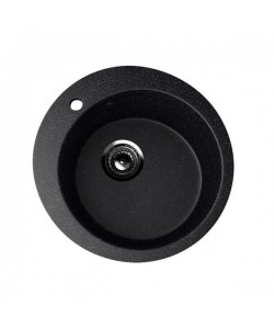 ES-13-308 chiuveta compozit, negru ECOSTONE
