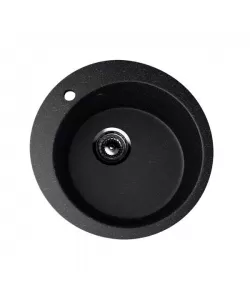 ES-13-308 chiuveta compozit, negru ECOSTONE