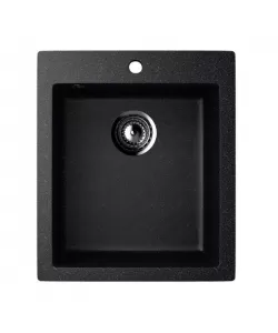 ES-14-308 chiuveta compozit, negru ECOSTONE