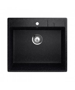 ES-15-308 chiuveta compozit, negru ECOSTONE