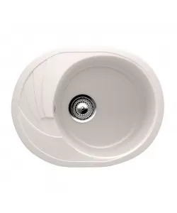 ES-17-331 chiuveta compozit, alb-crem ECOSTONE