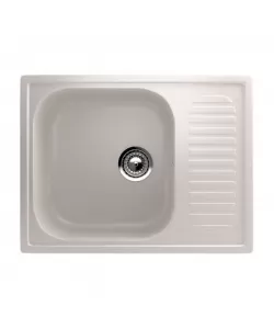 ES-18-331 chiuveta compozit, alb-crem ECOSTONE