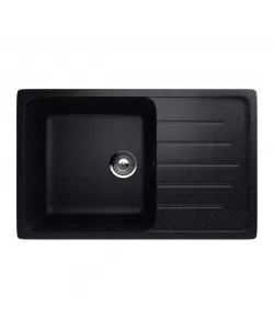 ES-19-308 chiuveta compozit, negru ECOSTONE