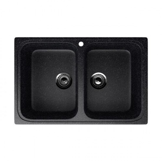 ES-23-308 chiuveta compozit, negru ECOSTONE ES-23-308 chiuveta compozit, negru ECOSTONE