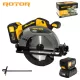Fierastrau circular pe acumulator ROTOR RSC21, 21V/ 3Ah, 1000 W, 4300 rot/min, Brushless Fierastrau circular pe acumulator ROTOR RSC21, 21V/ 3Ah, 1000 W, 4300 rot/min, Brushless