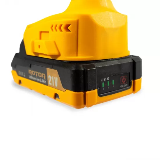 Fierastrau cu lant si acumulator ROTOR RMC21-6, 12m/s, 21V / 2Ah Fierastrau cu lant si acumulator ROTOR RMC21-6, 12m/s, 21V / 2Ah