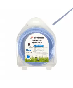 FIR TAMBUR (PATRAT DUAL TWIST BLUEMARINE) 2.7mm x 15 m FIR TAMBUR (PATRAT DUAL TWIST BLUEMARINE) 2.7mm x 15 m