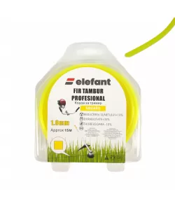 FIR TAMBUR (PATRAT YELLOW) 1.6 mm x 15m, Elefant FIR TAMBUR (PATRAT YELLOW) 1.6 mm x 15m, Elefant