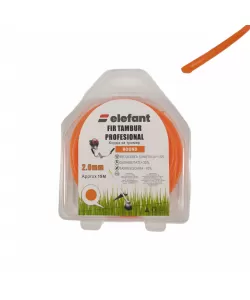 FIR TAMBUR (ROTUND ORANGE) 2mm x 15m FIR TAMBUR (ROTUND ORANGE) 2mm x 15m