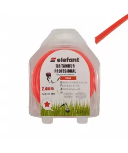 FIR TAMBUR (STEA RED) 2.4 mm x 15m, Elefant FIR TAMBUR (STEA RED) 2.4 mm x 15m, Elefant