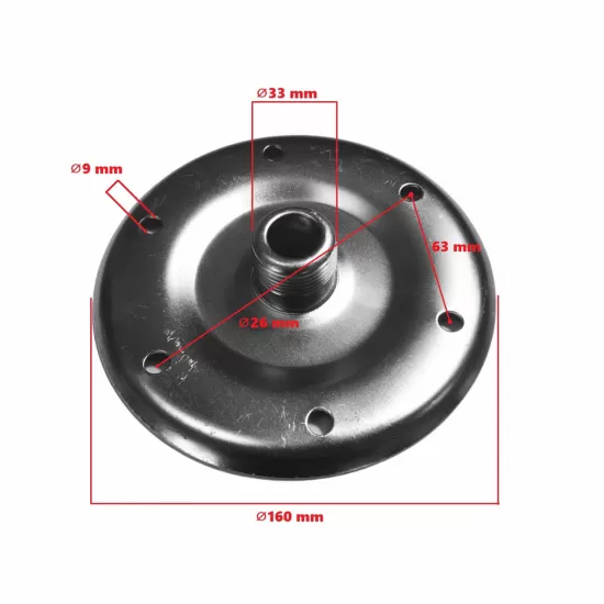 Flansa SS din otel-inox pentru hidrofor 24L, Elefant Flansa SS din otel-inox pentru hidrofor 24L, Elefant