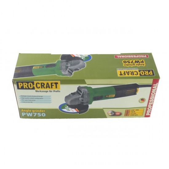 Flex Polizor Unghiular Procraft PW 750, 750 W, 1200 RPM, 125 mm Carbuni