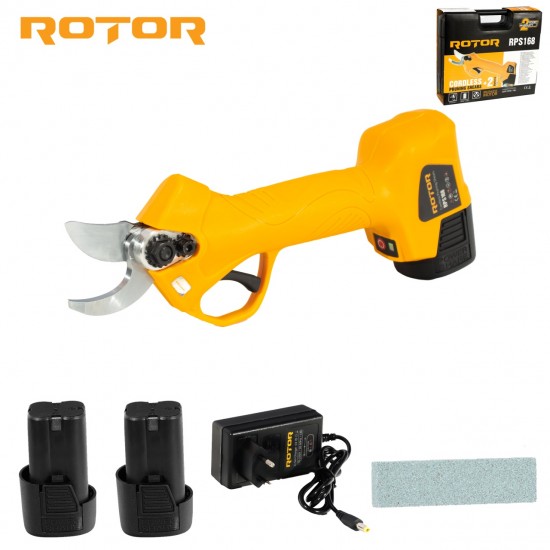 Foarfeca cu acumulator ROTOR RPS168, 16 V/ 1,5Ah, Brushless