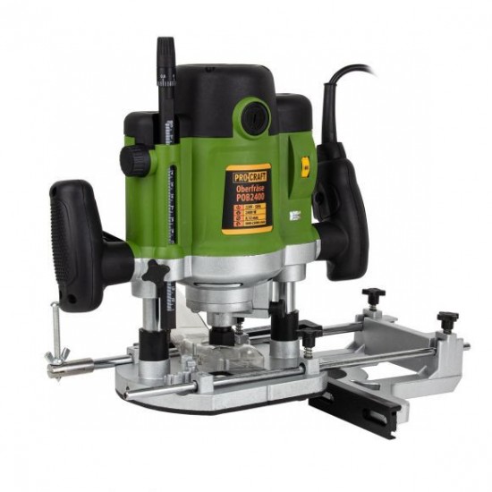 Freza PROCRAFT POB-2400 , 2000W, 23000 RPM, Set 12 freze pentru lemn