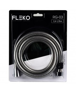 Furtun de dus flexibil din otel inoxidabil, Lungime 175cm FLEKO RG-03-A