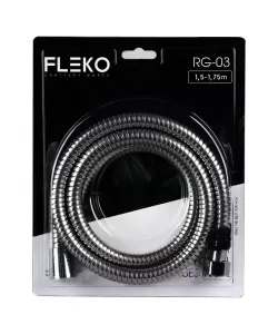 Furtun de dus flexibil din otel inoxidabil, Lungime 175cm FLEKO RG-03-A Furtun de dus flexibil din otel inoxidabil, Lungime 175cm FLEKO RG-03-A