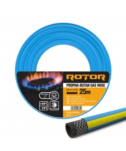 Furtun gaz PVC ROTOR, 8x13 GPL (25m)
