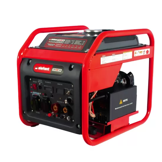 Generator invertor cu sudură ELEFANT ZH4500i-W, Iesire curent 3,3 kW, Siguranta de pornire, Indicator de benzina, Invertor de sudura incorporat Generator invertor cu sudură ELEFANT ZH4500i-W, Iesire curent 3,3 kW, Siguranta de pornire, Indicator de benzina, Invertor de sudura incorporat
