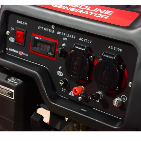 Generator pe benzina ZH2800-W ELEFANT , Ieșire curent 2,8 kW, 7 CP, siguranță de pornire, indicator de benzină Generator pe benzina ZH2800-W ELEFANT , Ieșire curent 2,8 kW, 7 CP, siguranță de pornire, indicator de benzină