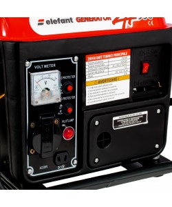 Generator pe benzina ZH950 ELEFANT, Voltmetru integrat, Ieşire curent maxim 700 W