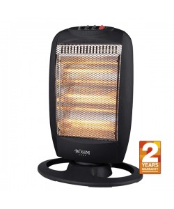 Încălzitor electric cu halogen BHH05 BÖHM, 3 trepte de putere 400/800/1200 W, Suprafața de încălzire 20-25 m²