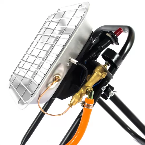 Incalzitor pe gaz GPL BÖHM BF-009D-02, 4,5 kW , 20-80 m², Regulator GPL + Furtun GPL 1,5 m