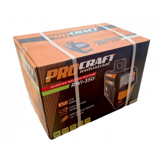 Invertor MMA Procraft RWI 350, Industrial, Tranzistori IGBT Masca, Noul Procraft