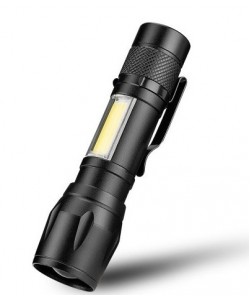 Lanterna din aluminiu LED cu zoom, acumulator si incarcare USB, VL1234 V-11148 VARGO2