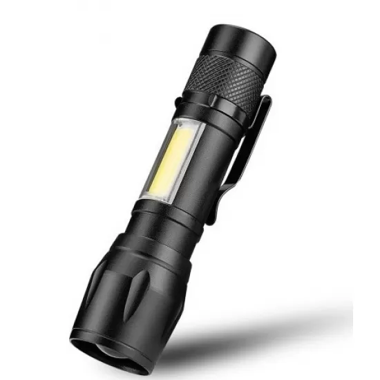 Lanterna din aluminiu LED cu zoom, acumulator si incarcare USB, VL1234 V-11148 VARGO2