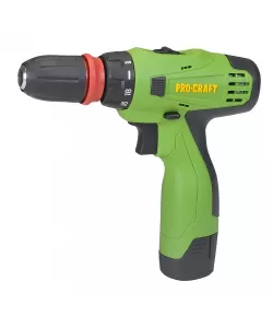 Masina de insurubat cu acumulator Procraft PA12PRO DFR, 12V/2A, 1350 RPM, mandrina 10 mm, 2 baterii