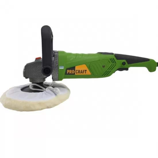 Masina de polisat Procraft PM2100E, 180 mm, variator 3300 rpm, 2.1 kW, LCD display