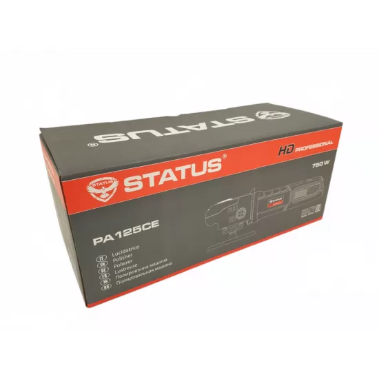 Masina de slefuit Status PA 125CE, 750W, Variator viteza, 800-2500, 75-125 mm, M14 mm HD Profesional Masina de slefuit Status PA 125CE, 750W, Variator viteza, 800-2500, 75-125 mm, M14 mm HD Profesional