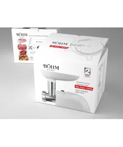 Masina de tocat carne electrica BÖHM BMG1033R, 1,5 Kg/min, 300-1340 W Masina de tocat carne electrica BÖHM BMG1033R, 1,5 Kg/min, 300-1340 W