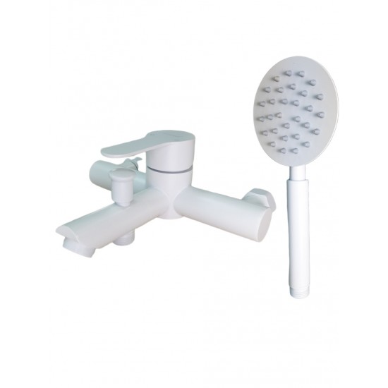MIXXUS DAX-009 WHITE EURO baterie baie din otel inoxidabil