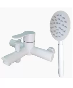 MIXXUS DAX-009 WHITE EURO baterie baie din otel inoxidabil MIXXUS DAX-009 WHITE EURO baterie baie din otel inoxidabil