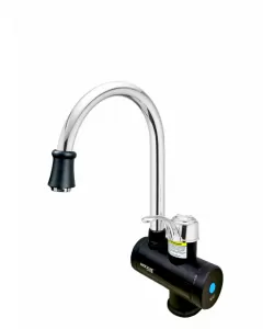 MIXXUS Electra 240-E Black robinet instant electric pentru apa, 3 kW din plastic si otel inoxidabil