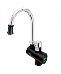 MIXXUS Electra 240-E Black robinet instant electric pentru apa, 3 kW din plastic si otel inoxidabil