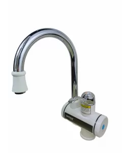 MIXXUS Electra 240-E robinet instant electric pentru apa, 3 kW din plastic si otel inoxidabil