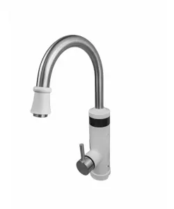 MIXXUS Electra 340-E robinet instant electric pentru apa, 3 kW din plastic si otel inoxidabil