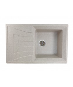 MIXXUS HB8104-G319 NISIP, chiuveta bucatarie dreptunghiulara din granit
