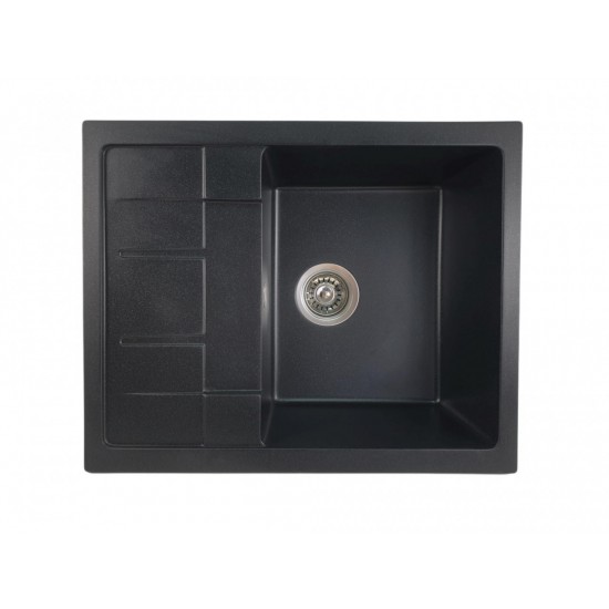 MIXXUS HB8210-G226 NEGRU, chiuveta bucatarie dreptunghiulara din granit