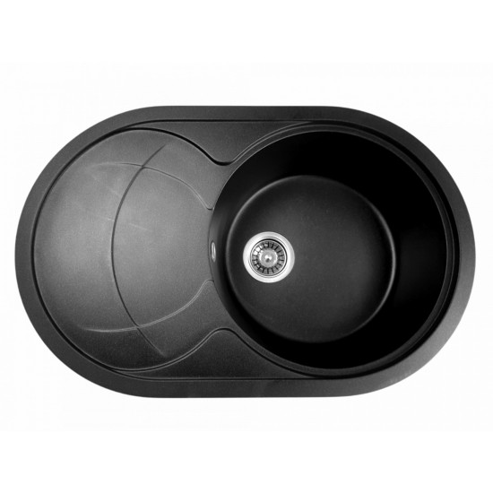 MIXXUS HB8310-G226 NEGRU, chiuveta ovala bucatarie granit MIXXUS HB8310-G226 NEGRU, chiuveta ovala bucatarie granit