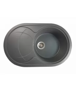 MIXXUS HB8310-G228 GRI, chiuveta ovala bucatarie granit