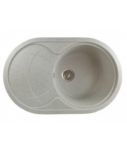 MIXXUS HB8310-G319 NISIP, chiuveta ovala bucatarie granit