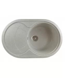 MIXXUS HB8310-G319 NISIP, chiuveta ovala bucatarie granit