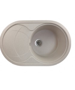 MIXXUS HB8310-G322 BEJ, chiuveta ovala bucatarie granit